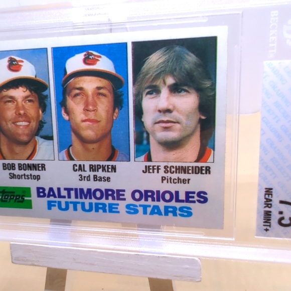 Cal Ripken JR BECKETT 7.5+NM 1982 Rookie Topps Future Stars Baltimore Orioles - Picture 5 of 12